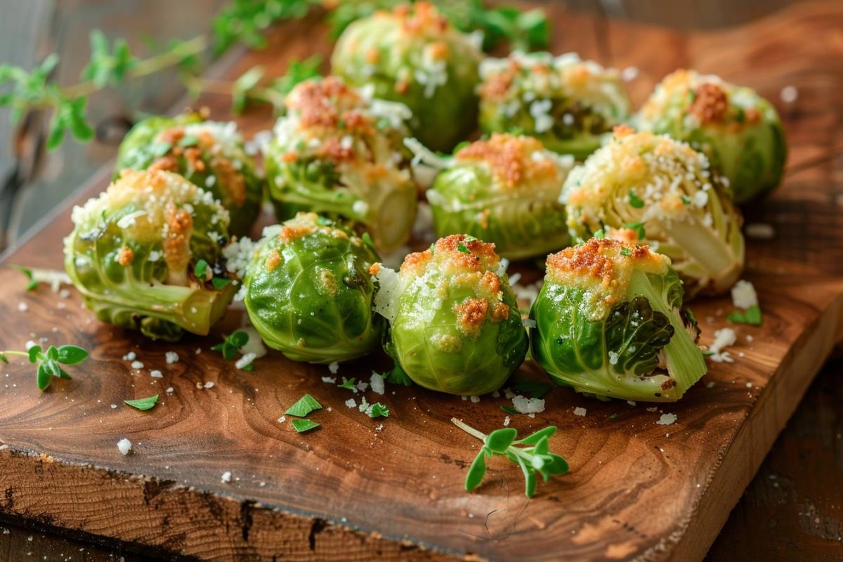 Choux de Bruxelles au parmesan croustillants : une recette airfryer pour ravir vos papilles