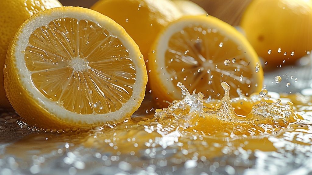 Utilisation du jus de citron pour les taches fraîches